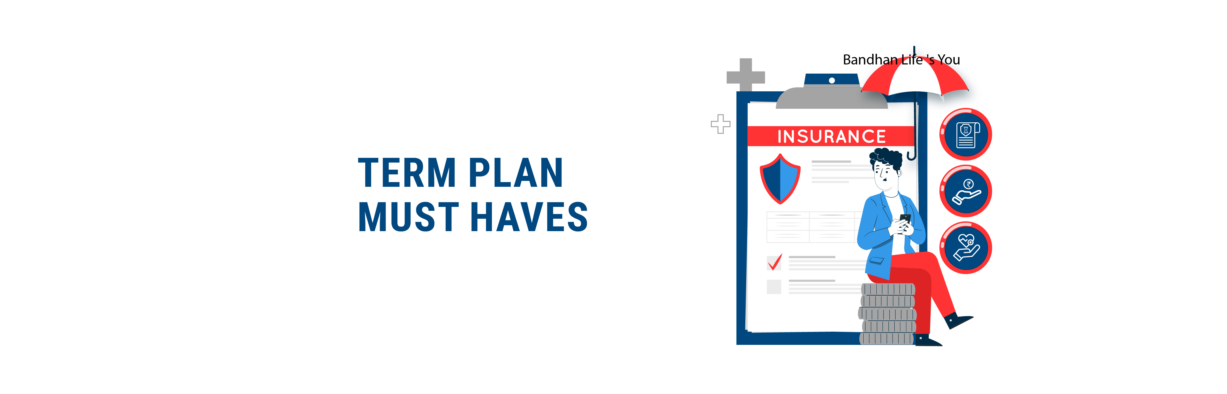 3 Essentials for an Ideal Term Insurance Plan💰🛡️